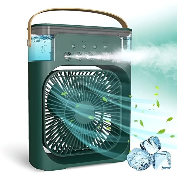 4 In 1 Portable Fan USB Personal Air Cooler Mini Air Conditioner - Image 3