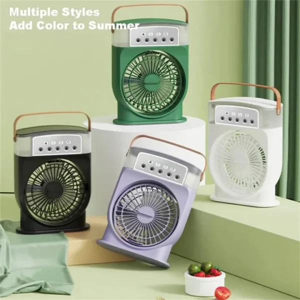 4 In 1 Portable Fan USB Personal Air Cooler Mini Air Conditioner
