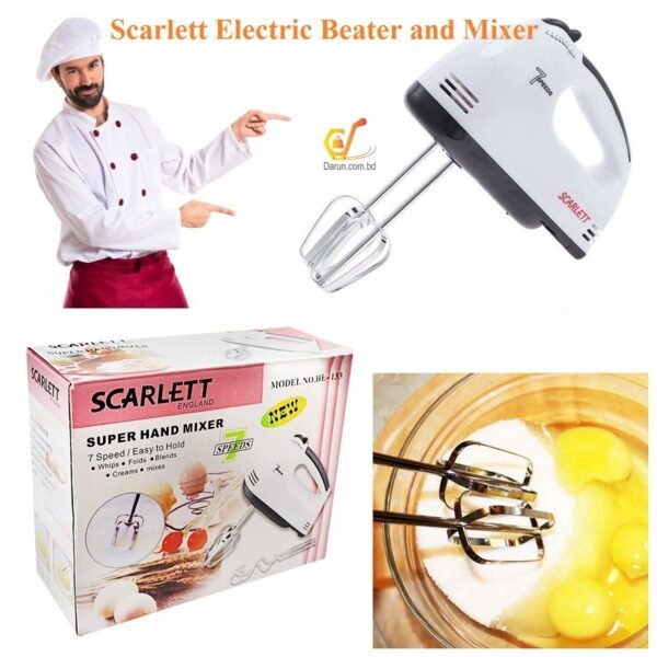 Scarlett 7 Speed Electric Mixer Original - Image 3