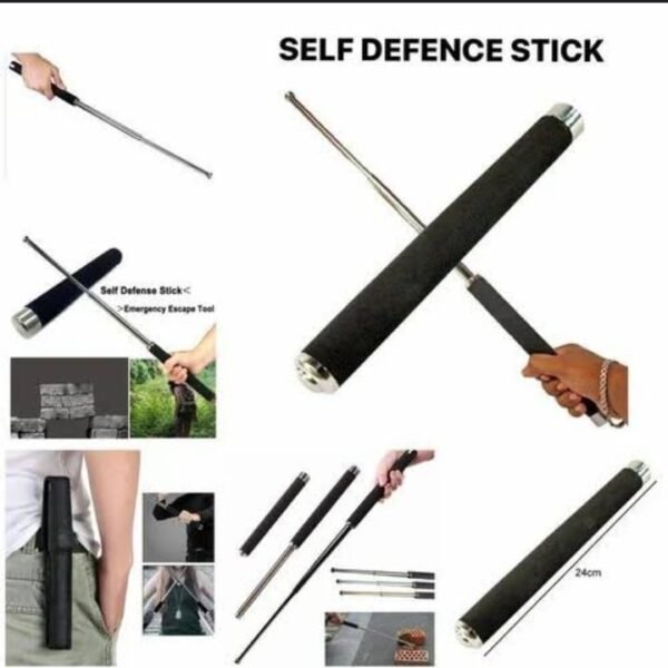 Metal Extendable Self-Defense Stick with Bag Metal Extendable Self-Defense Stick with Bag