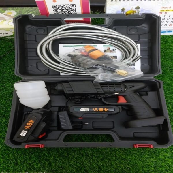 Double Battery-Car Washer Gun Rechargeable- ডাবল ব্যাটারি - Image 2